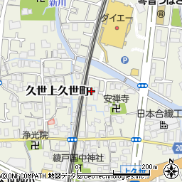京都府京都市南区久世上久世町597周辺の地図
