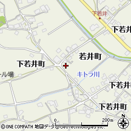 兵庫県加西市若井町下若井町周辺の地図
