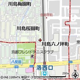 京都府京都市西京区川島桜園町100周辺の地図