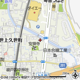 京都府京都市南区久世上久世町605周辺の地図