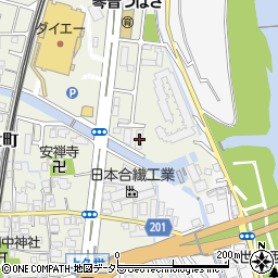 京都府京都市南区久世上久世町556周辺の地図