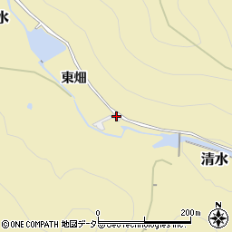 兵庫県川辺郡猪名川町清水東畑周辺の地図