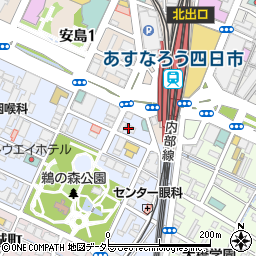アットナビ四日市駅前店周辺の地図
