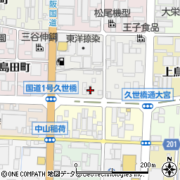 京都府京都市南区上鳥羽北花名町8周辺の地図