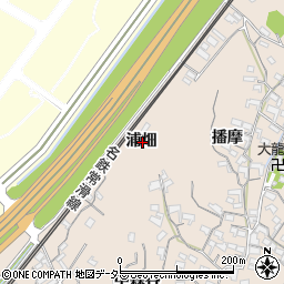 愛知県知多市日長浦畑周辺の地図