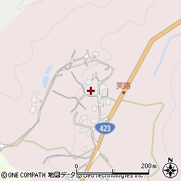 京都府亀岡市西別院町笑路（佃）周辺の地図