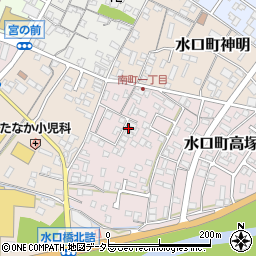 滋賀県甲賀市水口町高塚8周辺の地図