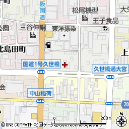京都府京都市南区上鳥羽北花名町9周辺の地図