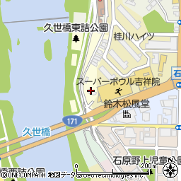 京都府京都市南区吉祥院石原西ノ開町1-5周辺の地図