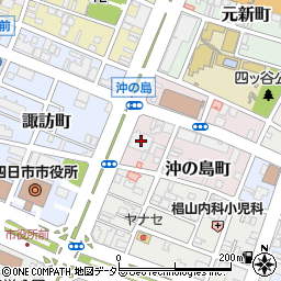百五銀行四日市駅前支店周辺の地図