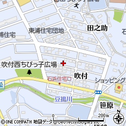 愛知県知多郡東浦町石浜吹付2-104周辺の地図