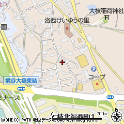 京都視覚障害者支援センターらくさい治療院周辺の地図