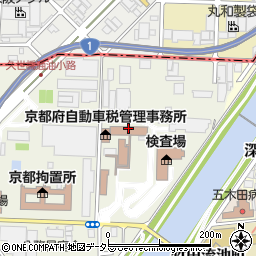 株式会社京都自動車会館　京都府証紙収納計器取扱所周辺の地図