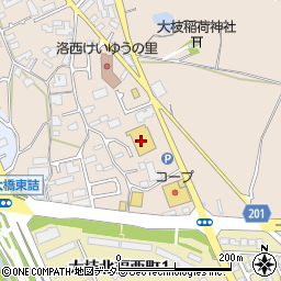 ケーヨーデイツー洛西店周辺の地図