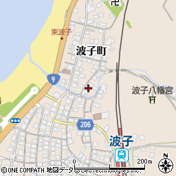 島根県江津市波子町イ-817周辺の地図