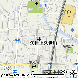 京都府京都市南区久世上久世町280周辺の地図