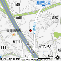 ミニストップ岡崎小呂町店周辺の地図