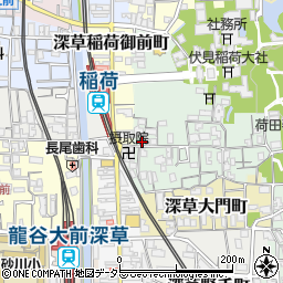 京都府京都市伏見区深草藪之内町47周辺の地図