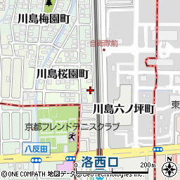 京都府京都市西京区川島桜園町96周辺の地図