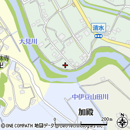 静岡県伊豆市下白岩1578周辺の地図