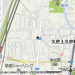 京都府京都市南区久世上久世町174周辺の地図