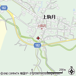 滋賀県蒲生郡日野町上駒月1270周辺の地図