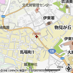 内野町周辺の地図