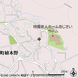 兵庫県姫路市安富町植木野444周辺の地図