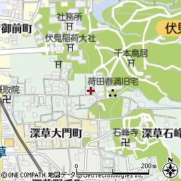 京都府京都市伏見区深草藪之内町29周辺の地図