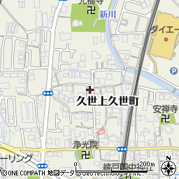 京都府京都市南区久世上久世町221周辺の地図