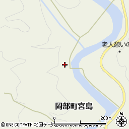 静岡県藤枝市岡部町宮島354周辺の地図