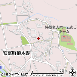 兵庫県姫路市安富町植木野452周辺の地図