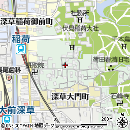 京都府京都市伏見区深草藪之内町40周辺の地図