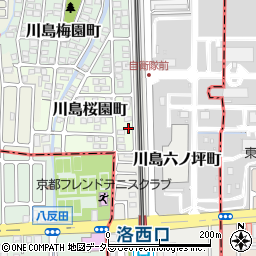 京都府京都市西京区川島桜園町95周辺の地図