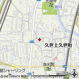 京都府京都市南区久世上久世町213周辺の地図