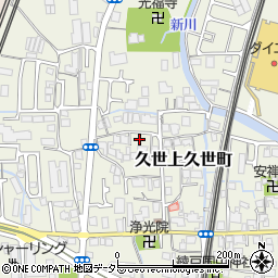 京都府京都市南区久世上久世町215周辺の地図