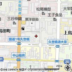 京都府京都市南区上鳥羽北花名町5周辺の地図