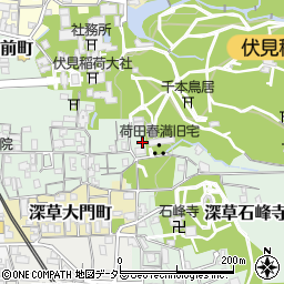 京都府京都市伏見区深草藪之内町28周辺の地図