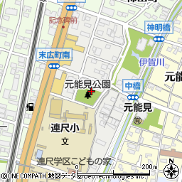 愛知県岡崎市城北町10周辺の地図