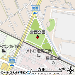 愛知県安城市池浦町狐穴周辺の地図