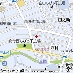 愛知県知多郡東浦町石浜吹付2-96周辺の地図