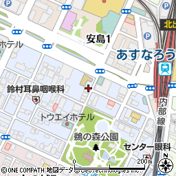 オリックスレンタカー四日市駅前店周辺の地図