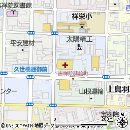京都府京都市南区吉祥院蒔絵町31周辺の地図