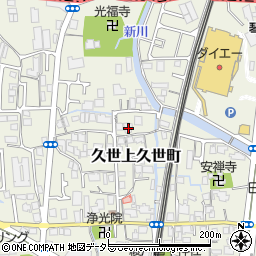 京都府京都市南区久世上久世町277周辺の地図