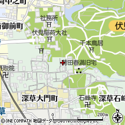 京都府京都市伏見区深草藪之内町30-19周辺の地図