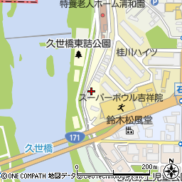 京都府京都市南区吉祥院石原西ノ開町1-11周辺の地図