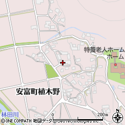 兵庫県姫路市安富町植木野488周辺の地図