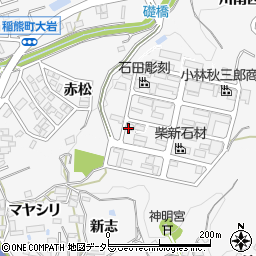 楠名石材商店周辺の地図
