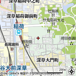 京都府京都市伏見区深草藪之内町54周辺の地図