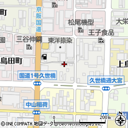 京都府京都市南区上鳥羽北花名町3周辺の地図